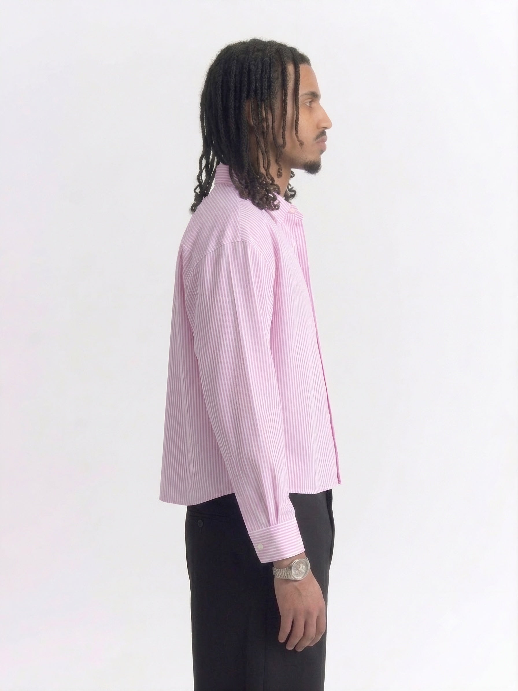 The Coastal Line Shirt in Pink